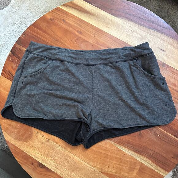 Smartwool Active Reset Shorts Charcoal Gray Womens Size XL‎ - Picture 1 of 4